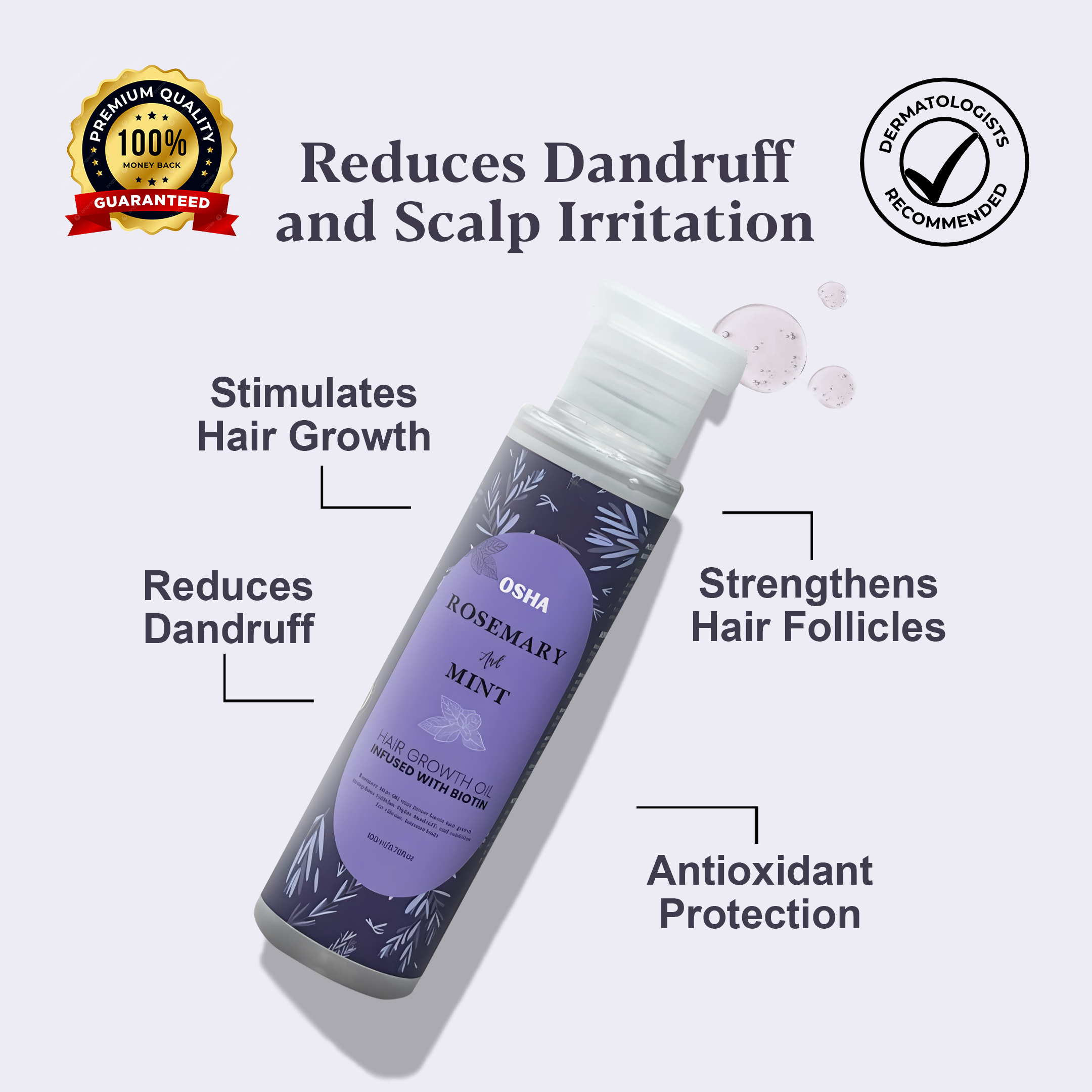 Rosemary And Mint Hair Oil
